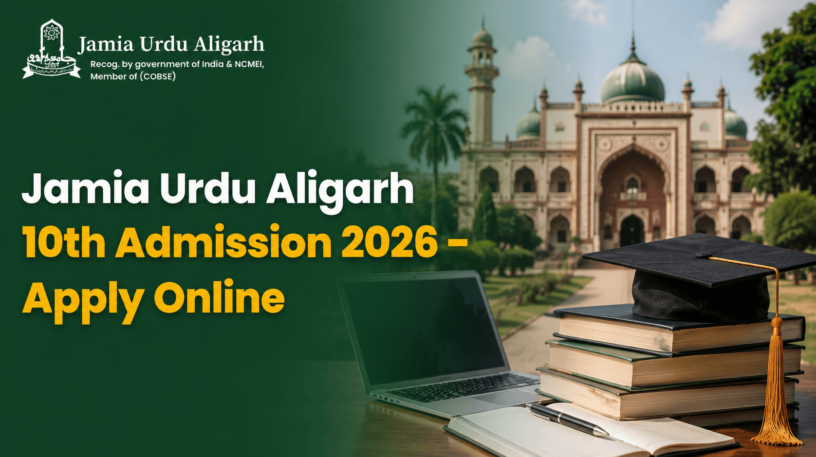 Jamia Urdu Aligarh 10th Admission 2026 – Apply Online
